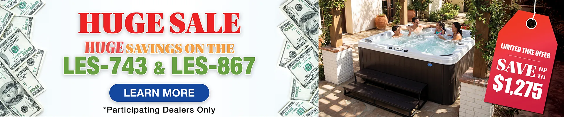 Calspas hot tub being used in a family setting - Kingston