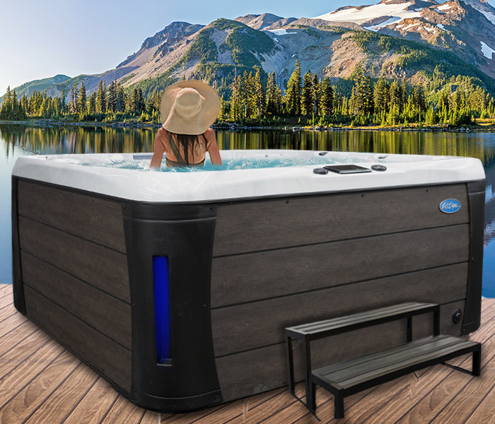 Calspas hot tub being used in a family setting - hot tubs spas for sale Kingston